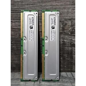 (Lot of 2) Kingston KVR8EPX16-8/128-IS 637946 Rimm 128MB NON-ECC PC800-45 800MHz